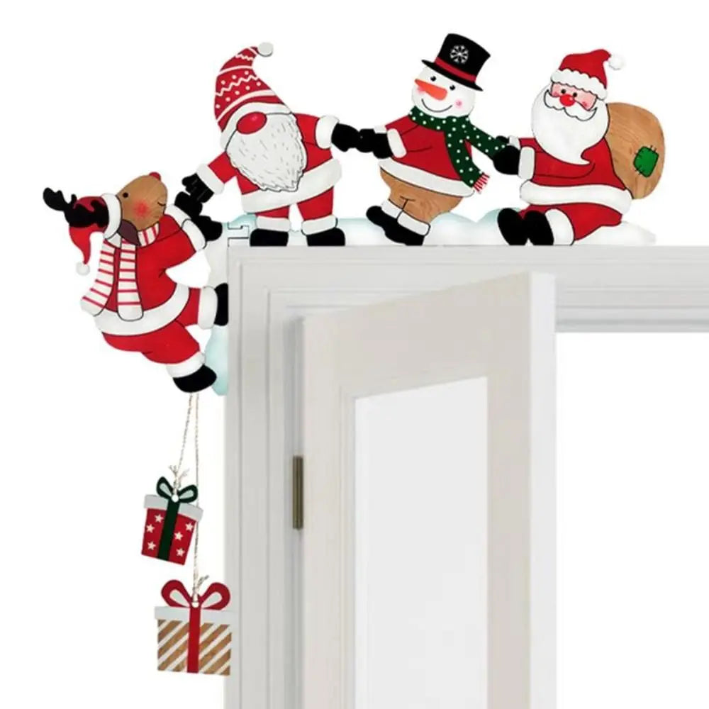 DECORAÇÃO MOLDURA DE NATAL PARA CANTO DE PORTA + FRETE GRÁTIS