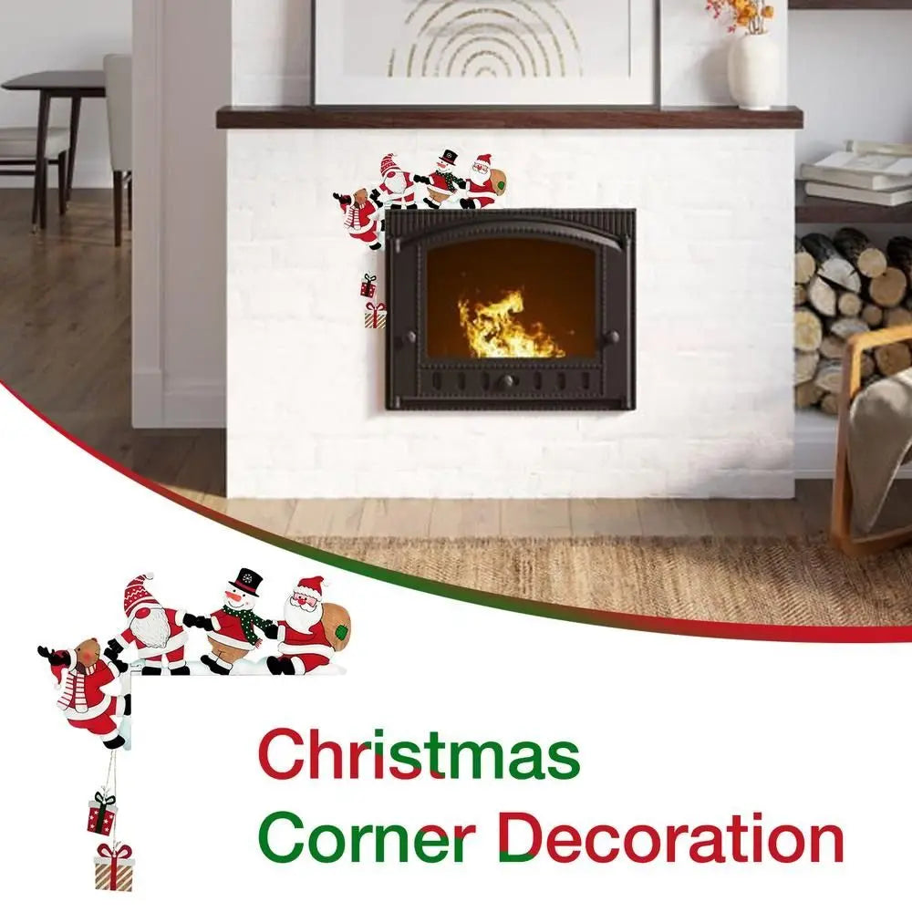 DECORAÇÃO MOLDURA DE NATAL PARA CANTO DE PORTA + FRETE GRÁTIS